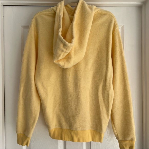 FEAT Yellow Fleece Blanket Blend Hoodie Unisex Fit S - Picture 6 of 12